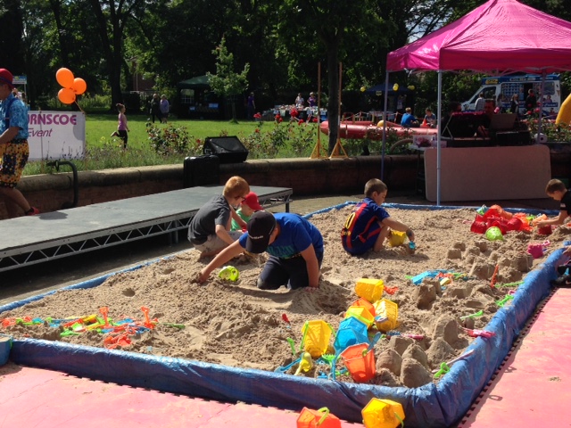 Thurnscoe Beach Party sand pit
